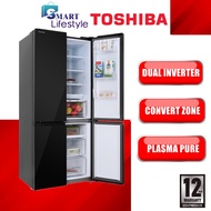 [FREE SHIPPIG] TOSHIBA Multi-Door Dual Inverter Refrigerator (511L) GR-RF610WE-PGY (22) 冰箱