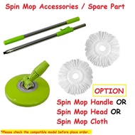 Easy Spin Mop Spinner Accessories Refill Microfiber Cloth / Mop Head / Floor Spin Mop Spare Parts Alat ganti Mop Lantai