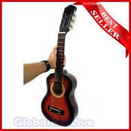 Gitar Junior - Gitar mini 6 senar cocok untuk anak-anak coklat hitam