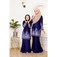 BAJU KURUNG MODEN SULAM BAJU RAYA 2024 ANI DANIAR KURUNG HITAM BLACK BABY BLUE NAVY BLUE