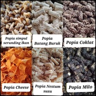 popia nestum susu(230g), popia coklat, popia sira, popia batang buruk