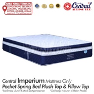 ready spring bed central imperium pocket plushtop pillowtop mattress