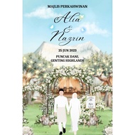 Kad Kahwin Digital Readymade | Digital Wedding Card | Wedding E-Card By @TheJayWedCard | OUTDOOR