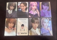 aespa 小卡 winter savage girls spicy 聖誕 冬專