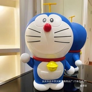 Patung Kucing Pepatung Buluh Harimau Gemuk Hiasan Anak Patung Doraemon Besar Kartun Bergaya Hadiah D