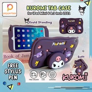 Softcase iPad Mini 6 8.3 Inch 2021 A2567 A2568 A2569 Kuromi Casing Stand Standing Case Kuromi Anti A