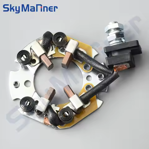 6N7-81840 Brush Holder Assy For Yamaha Outboard FT60, FT50, L130,L150, D150, L200, L250,Manufacturer