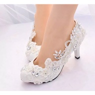 White Wedding Shoes Bride Female High Heels Shoes Bride Female High Heel Shoes