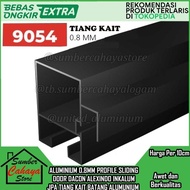 Jovix Aluminium alumunium Tiang Kait Profile 9054 Sliding Door Pintu