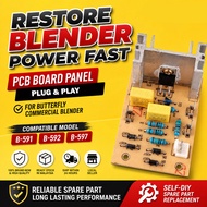 Butterfly Blender PCB Board Panel with Volume Switch | For B-591 B-592 B-596 B-597 | Commercial Blen