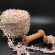 Fancy Glitter Yarn Gold Yarn for Crochet Bag Hand Blended Knitting Yarn Wool Yarn