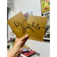 HAPPY VOWS Handbook - wedding vow book