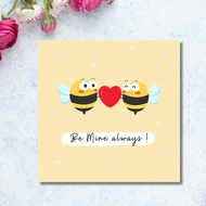 [SG] Cute Be mine always Greeting Card, Anniversary Gifts, Valentines gift for her or him