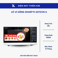 Lò vi sóng Sharp R-G572VN-S 25L 900W- Bảo Hành 12 Tháng Toàn Quốc