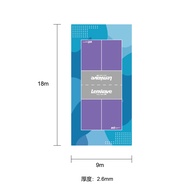 Lanway E6-0607 Badminton/Pickle Racket Venue Leather Pad 9 * 18m2.6mm Thick Professional Training Co