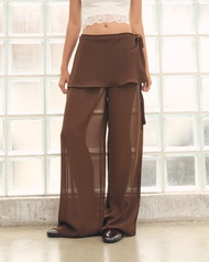 Veli chiffon pants กางเกงชีฟองขายาวLayer(แยกชิ้นได้)