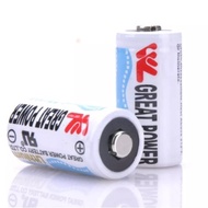 3V lithium battery 1300mAh  | CR123A/16340 | non-rechargeable