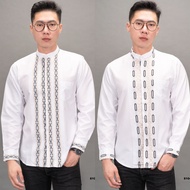 Markas Kemeja Koko Putih Pria Dewasa Baju Koko Premium Lengan Panjang