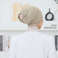 ALAYNA Inner Snowcap | Scarf Anak Tudung Cotton Berlubang Bergetah