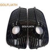 GOLFLIATH Q3 RSQ3 Style bright black ABS Front Fog light Grille honeycomb Grill For Audi Q3 Hatchbac