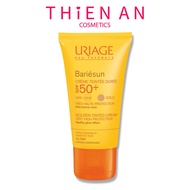 Uriage Sunscreen Makeup Cream Maximum Skin Protection Suitable For Sensitive Skin Bariésun SPF50 + Crème Teintée Claire