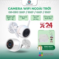 Ezviz H3C 2MP/3MP/4MP/5MP Outdoor Wifi IP Camera with Recording Mic, Night Color - TRANGIATELECOM