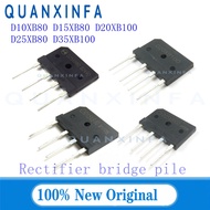 【Wireless】 1PCS D10XB80 D15XB80 D20XB100 D25XB80 D35XB100 rectifier bridge stack