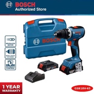 Bosch Gsb 18V-65 - Mesin Bor Tembok Baterai Cordless Drill Brushless New Best Quality Asli 100% Orig