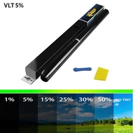 [GTTR-QC] 300CMx50CM Sunshade Film Car Home Tint Film Black Roll 5% VLT Tinting Tools Kit❀