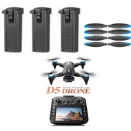 D5 Drone Battery 3.7V 1200MAH Battery/Propeller For D5 Drone Battery Blades D5 Dron Parts Toys D5 Sc
