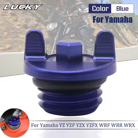 Motorcycle CNC Engine Timing Cover Oil Filler Plug Cap parts For Yamaha YZ YZF YZX YZFX WRF WRR WRX 