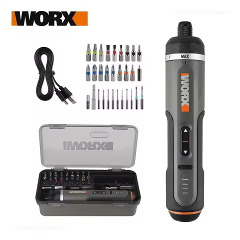 Worx 4V Electrical Screwdrivers Set WX242 Portable Smart Cordless Power Screw Driver Mini Electric D
