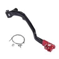 CRF300L ขาเบรคอะลูมิเนียมแบบพับได้ น้ำหนักเบาแข็งแรงออกแบบให้หลบก้อนหินได้ดี