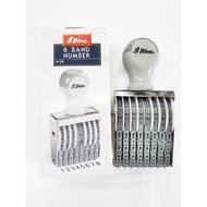 Shiny Number Stamp 8 Digits 7 Mm. N-28
