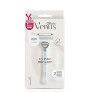 Gillette Venus Intimate Grooming Razors for Women, 1 Venus Razor Bikini Trimmer, 2 Razor Blade Refil