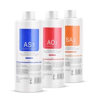 Aqua Peeling Solution AS1, SA2, and AO3 for Facial Cleansing, Top Salon Skin Scrub, Hydra Skin Scrub