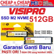 Original M2 NVme Vispro 512GB SSD - M.2 NVME 256GB 512GB SSD