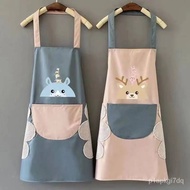 Preferred Apron Kitchen Household Waterproof and Oil-Proof Men's and Women's Internet Celebrity Apron Korean Style Japan