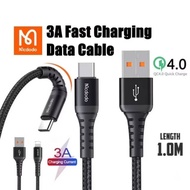MCDODO CA-2261 / CA-2271 /CA-2281 USB Data Cable 3A QC4.0 Super Fast Quick Charging