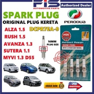FIS NGK Original Spark Plug Toyota Avanza F601 F602 DVVT Rush F700 Perodua Myvi Old 1.3 1.5 DCPR7EA-