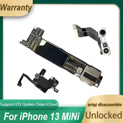 High Quality For iPhone 13 Mini Motherboard Clean iCloud LogicBoard With/NO Face ID With Full Chips 