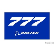 RBF BOEING 777 9.5 X5.7cm STICKER S-B777