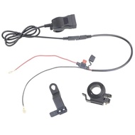 Motorcycle USB Charger With Voltmeter USB-A+Type-C Motorcycle Charger Motorcycle Accessories