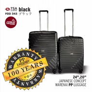 SAMEL 2 IN 1 SET FGD 343 JAPANESE CONCEPT WARENAI PP LUGGAGE 20'' + 24''