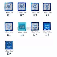 [Sticker 2026] Original 6th Generation CORE CPU Label Sticker Notebook Desktop i3 i5 i7 Sticker Core