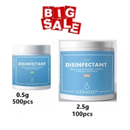 (EXP: 31 JUL 2026) Germisep 0.5G / 2.5G Disinfectant tablet