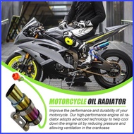 Motorcycle Oil Radiator Engine Oil Radiator for Motorcycle Heat Dissipation Rustproof Oil Cooler with High magimy magimy