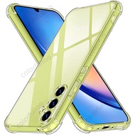 Samsung Galaxy A55 For Samsung Galaxy A15 A25 A35 A14 LTE A 14 A24 A23 A34 A33 A32 A52S A52 A53 A72 A73 4G 5G Phone Case Transparent Silicone TPU Soft Casing Shockproof Bumper Camera Protect Back Cover