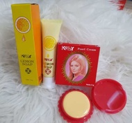 PAKET KELLY 2 IN 1 / PAKET CREAM KELLY PEARL PLUS LEMON SOAP/ Kelly Lemon Soap + Kelly Pearl cream /