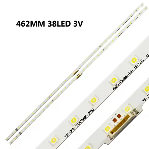 1Kit 2pcs 38LED LED bar V9Q6-430SM0-R0 for 43" TV QN43Q60RAF GQ43Q60R QN43Q6DRAFXZA QE43LS01TAU QN43